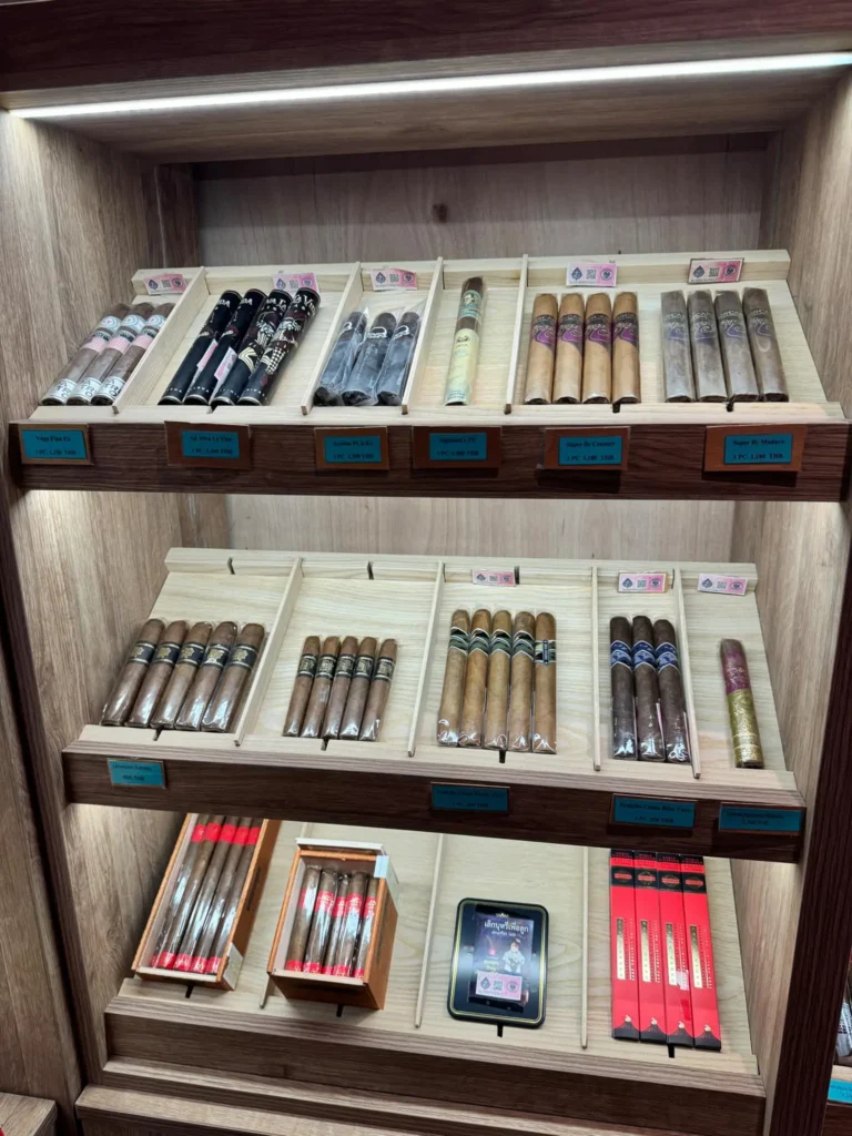 Bangkok humidor display