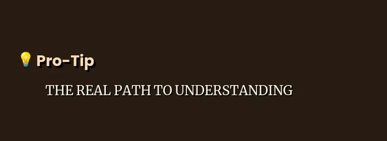 A banner image stating THE REAL PATH TO UNDERSTANDING.