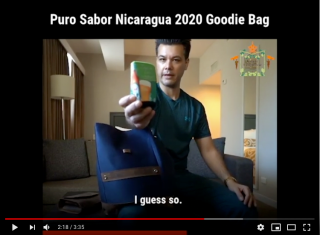 Puro Sabor Nicaragua 2020 Goodie Bag Contents